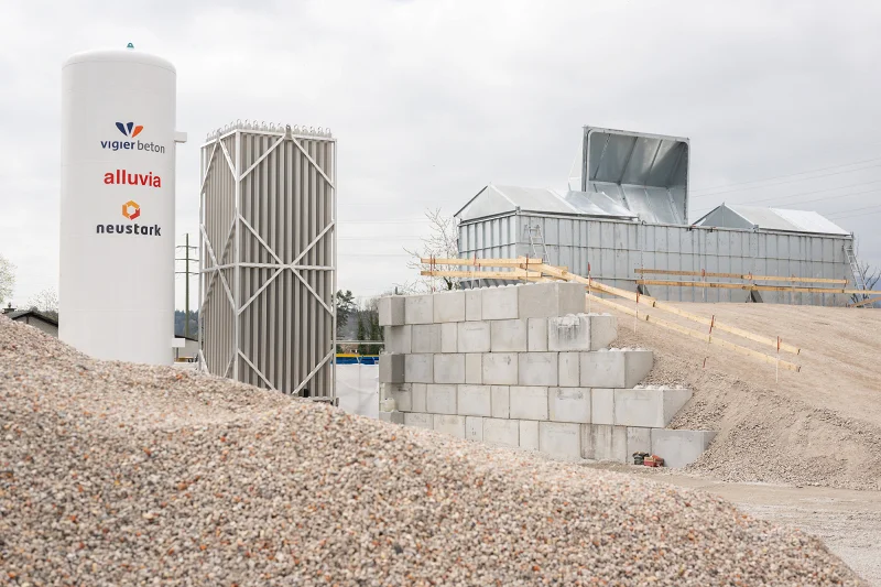 Decarbonatisierungsanlage für Beton in Biberist